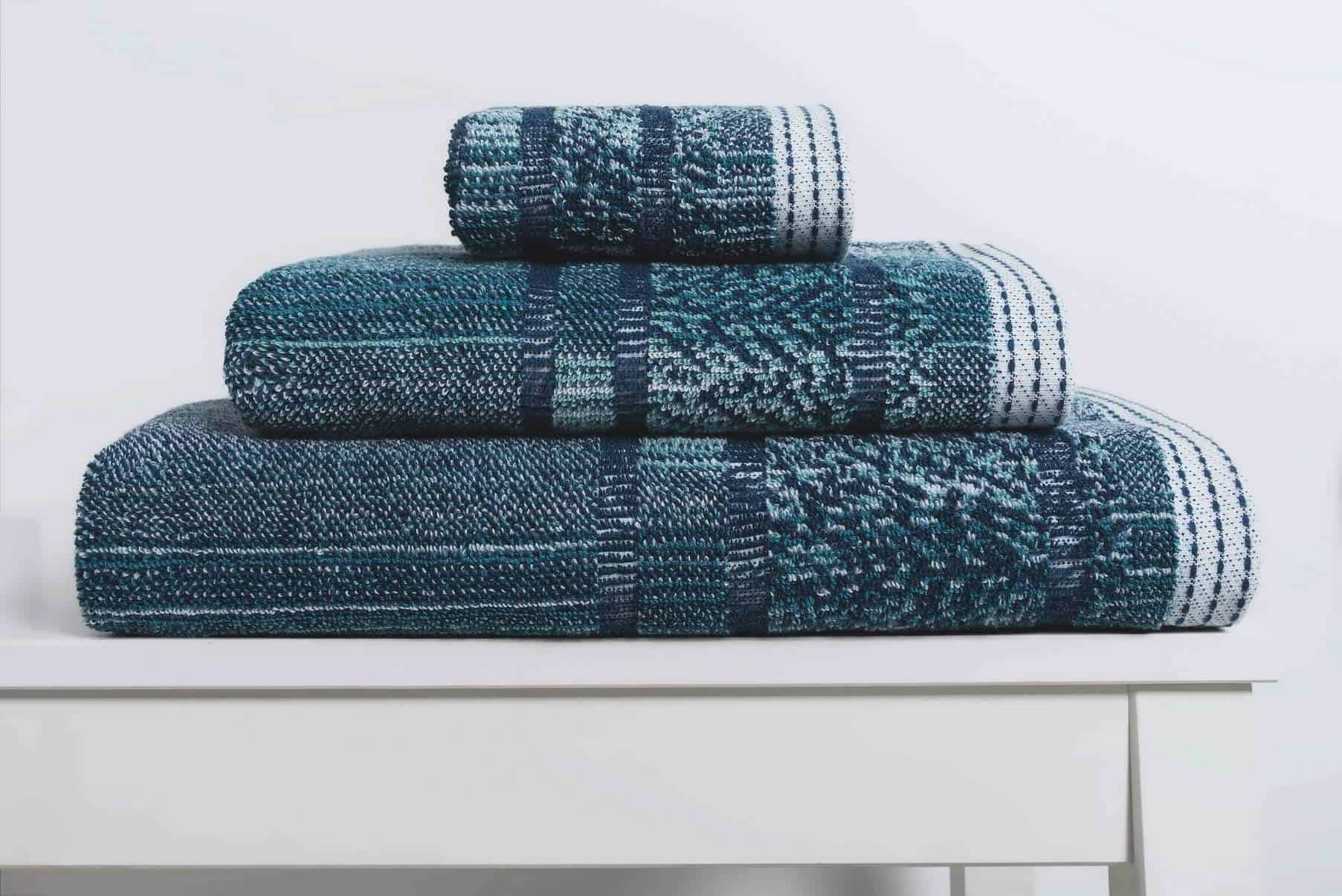 Prosop de baie MAZE dark denim