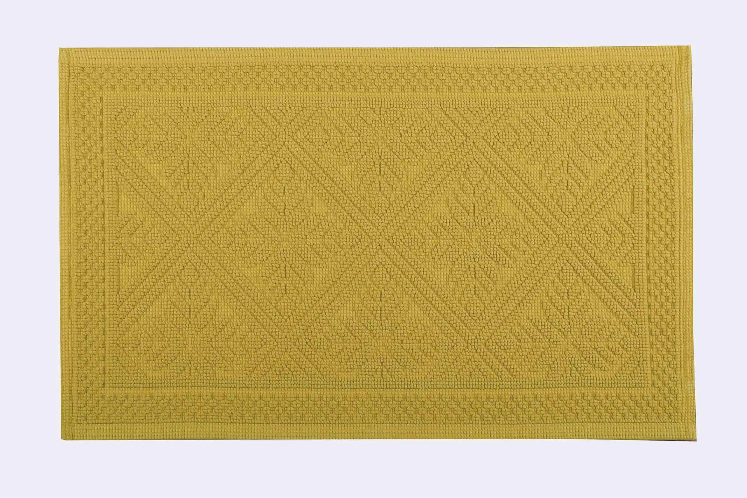 Covoras baie bumbac RETRO MUSTARD