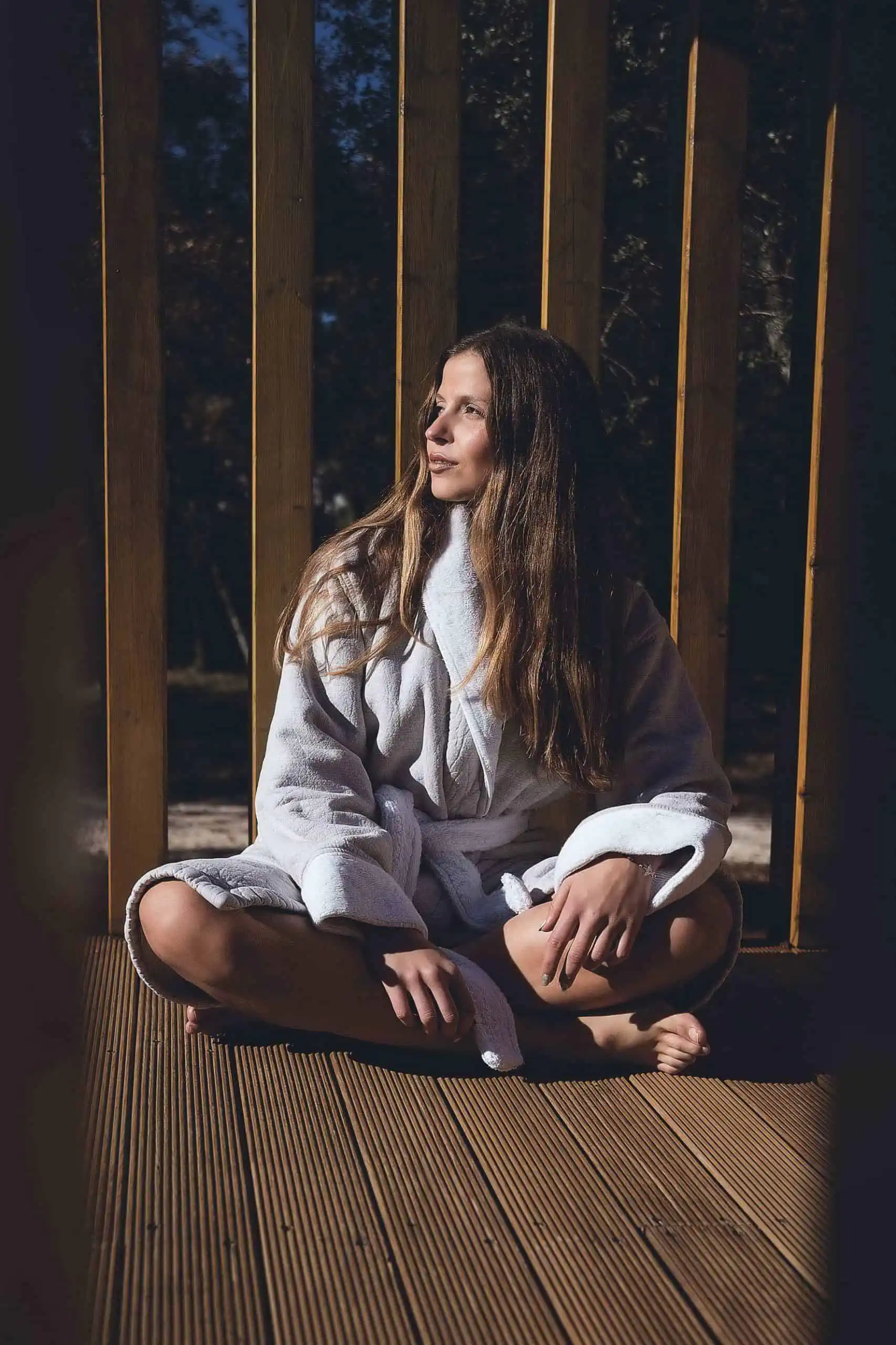 Halat de baie femei LINEN DUO