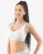 Bustiera sport bambus pushup 07014P alb