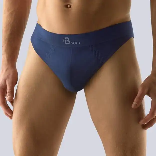 Chilot barbati bambus 50005P - albastru kerosen