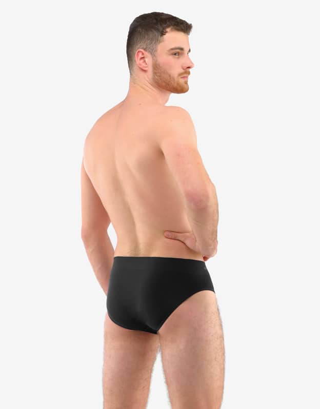 Chiloti barbati bambus 51004P negru spate