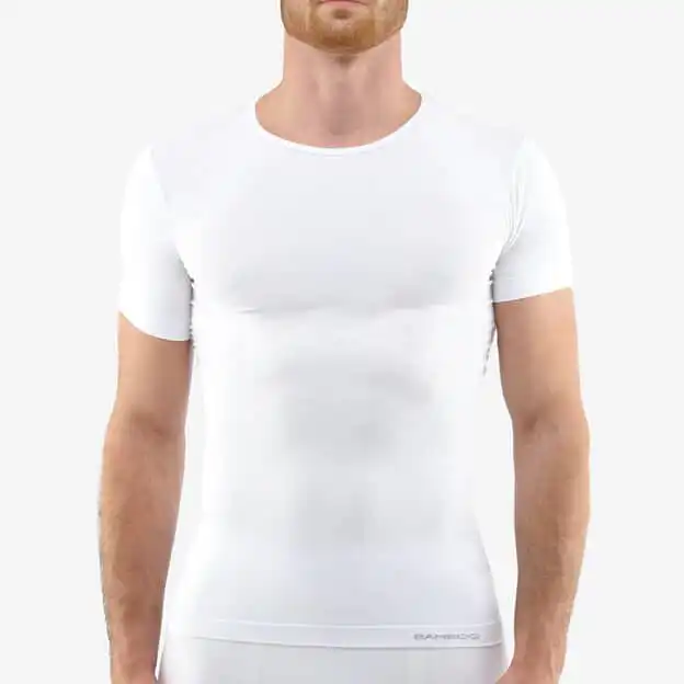 58006_MxB Tricou barbati bambus 58006P - alb