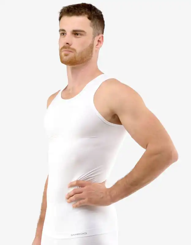 Maiou barbati bambus 58008p alb 2