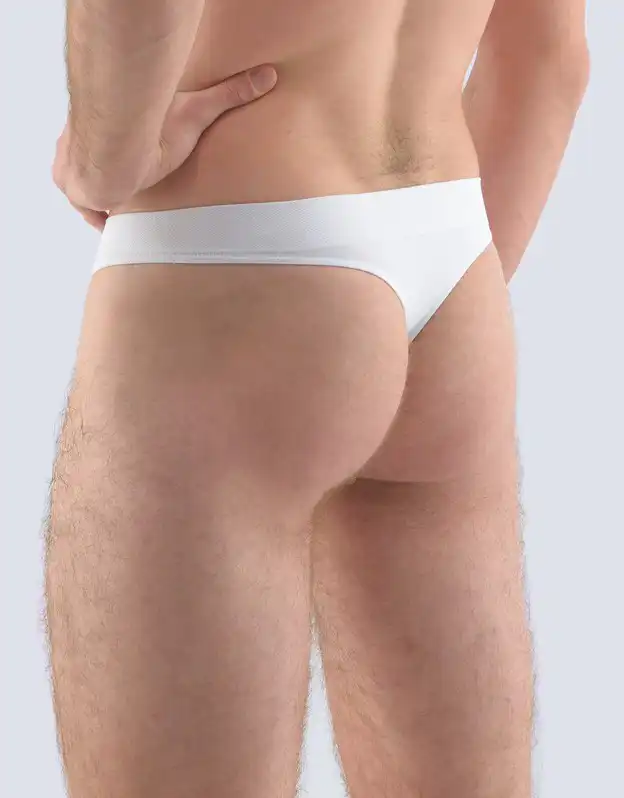 Chilot tanga barbati 52002 alb spate