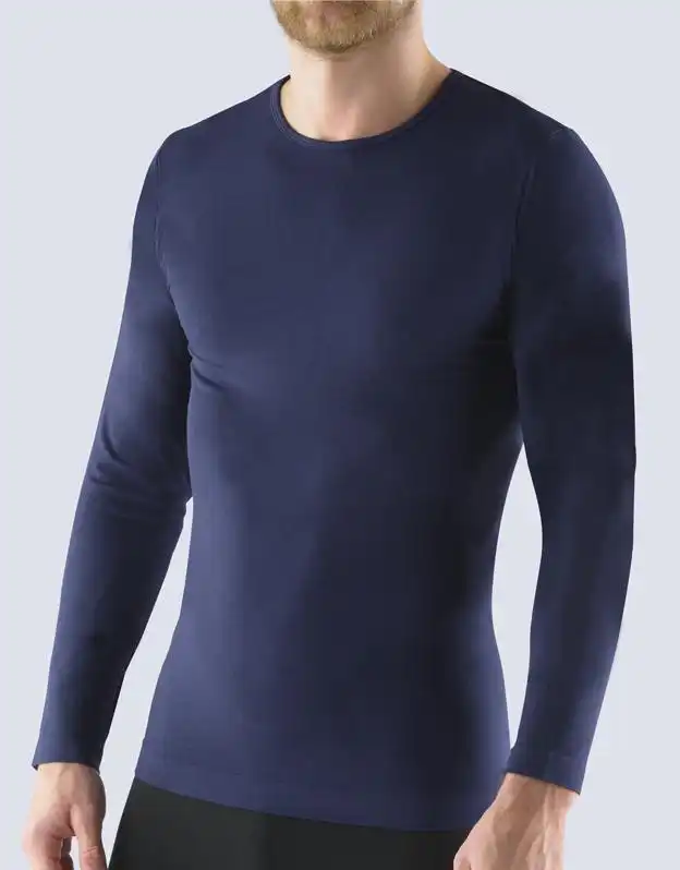 Tricou barbati bambus 58010p albastru