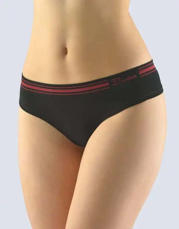 Chilot tanga talie inalta 04030 - negru