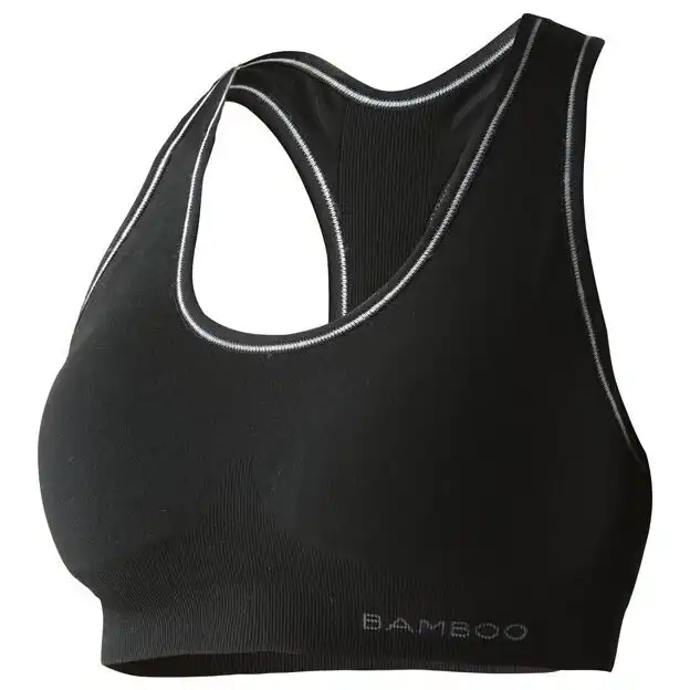 Bustiera sport bambus 07018 negru prezentare