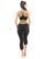 Leggings sport 3/4 bambus 95032 negru spate