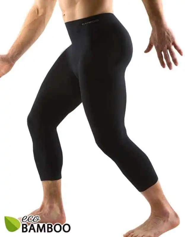 Leggings sport 3/4 bambus 95032 negru 5