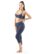 Leggings sport 3/4 bambus 95032 albastru 2