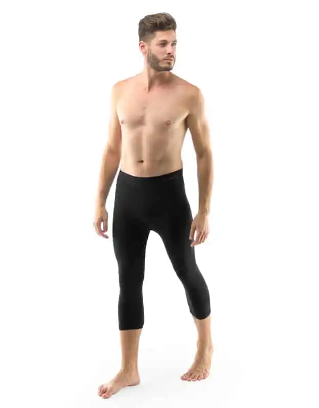 Leggings sport 3/4 bambus 95032 negru2