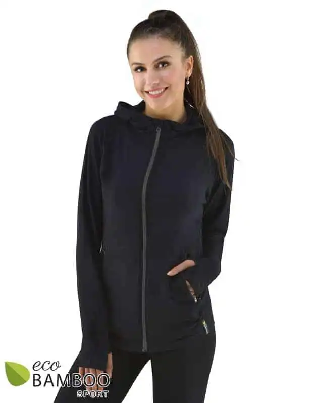 Hanorac cu gluga sport bambus 99007 2