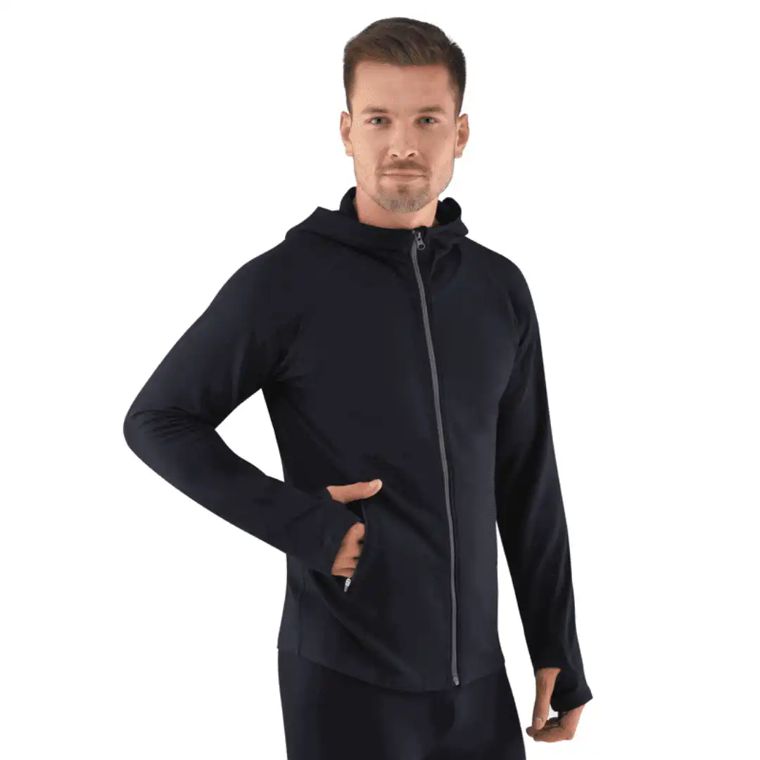 Hanorac cu gluga sport bambus 99007 1