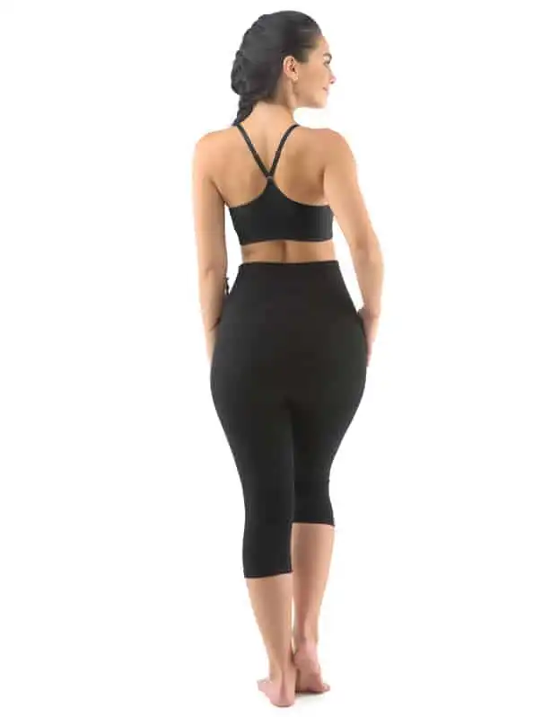 Leggings sport CAPRI 95038 negru spate