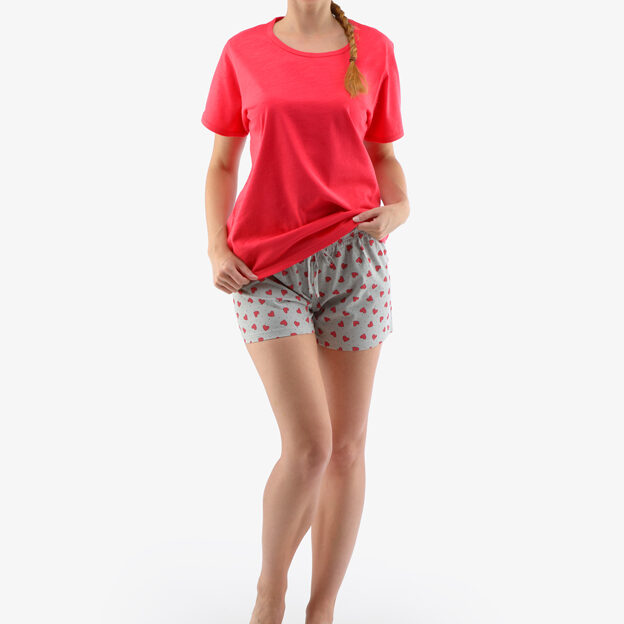 19144_DxELxG Pijama bumbac femei 19144 - cherry