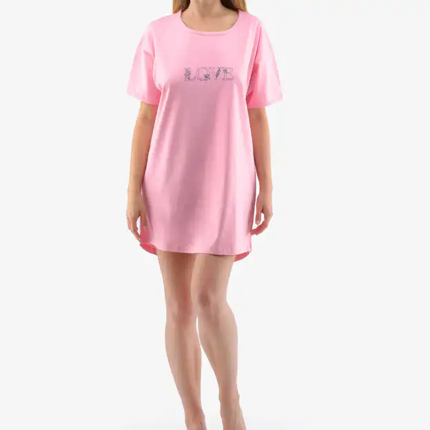 Tricou pijama lung femei 19136