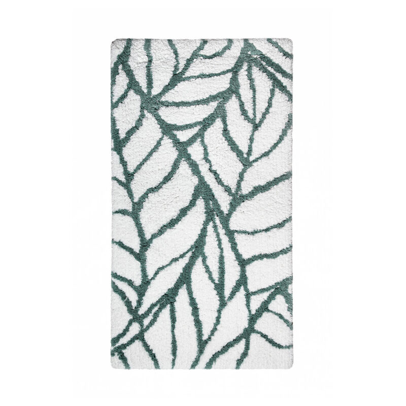 Covor baie bumbac premium LEAVES