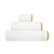 prosop de baie bumbac egiptean Portobello WHITE/CAMEL