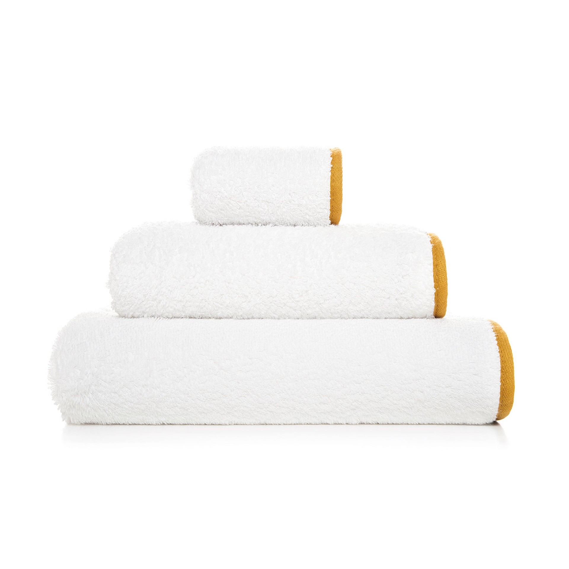 prosop de baie bumbac egiptean Portobello WHITE/CAMEL
