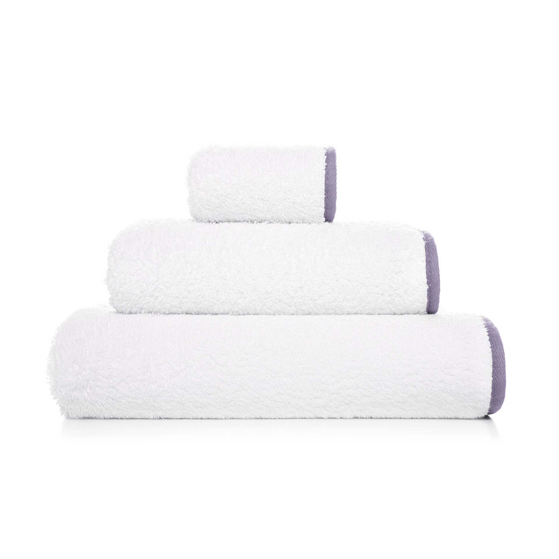 prosop de baie bumbac egiptean Portobello WHITE/LAVANDER