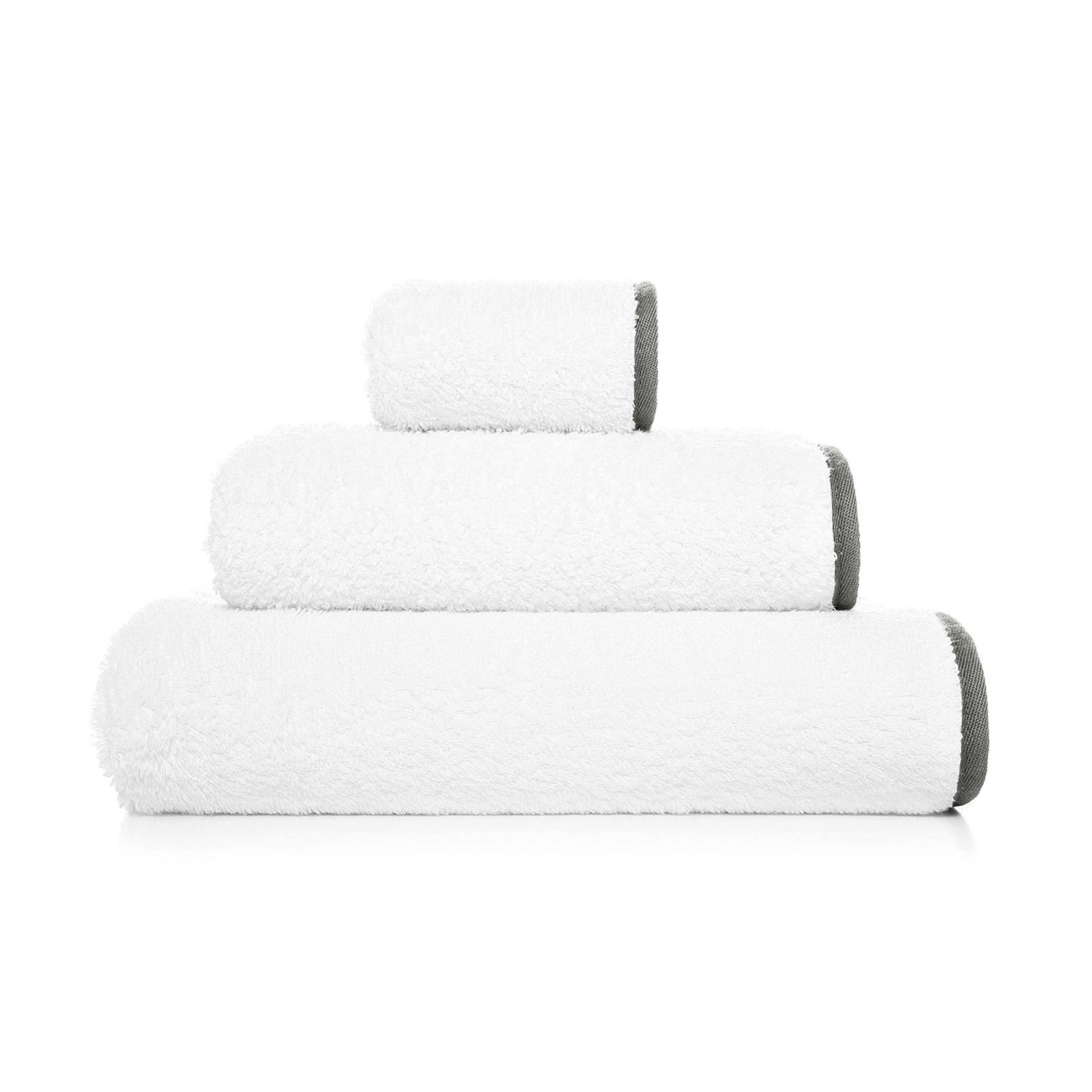 Prosopul de baie Portobello din bumbac egiptean WHITE/STORM