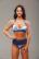 Costum de baie Corse DARK BLUE FLOWERS