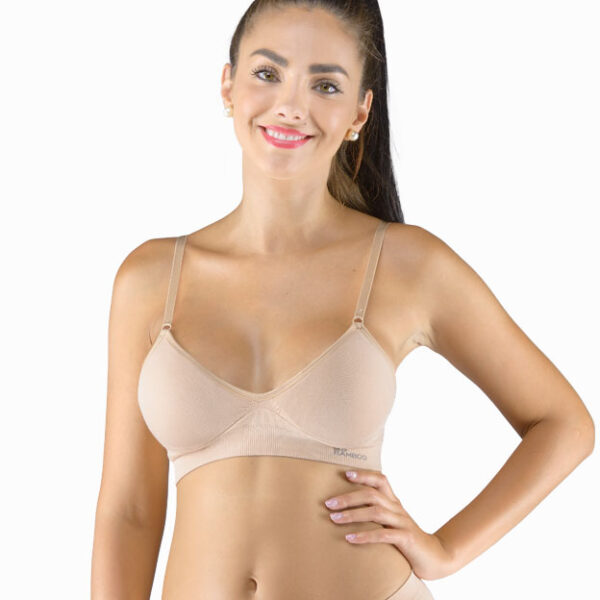 Bustiera push-up ecologica 07021 bej
