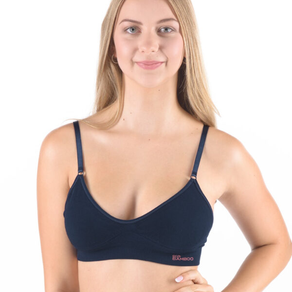 Bustiera push-up ecologica 07021 ALBASTRU LIQUORICE
