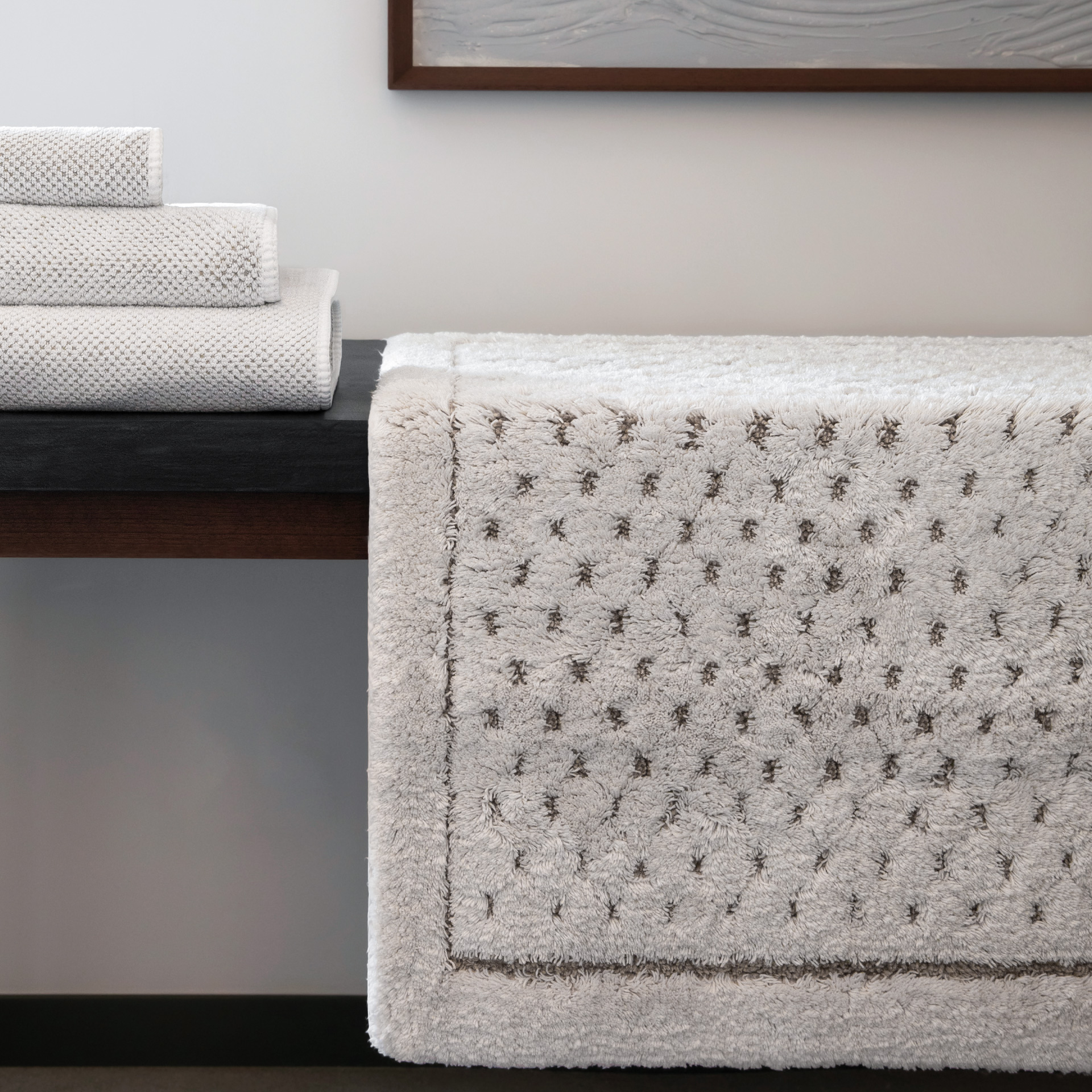 Covor de baie LINEN WAFFLE