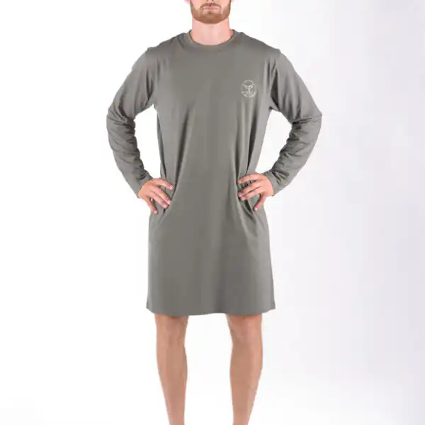 Cămașă de noapte bărbați mânecă lungă 79181P