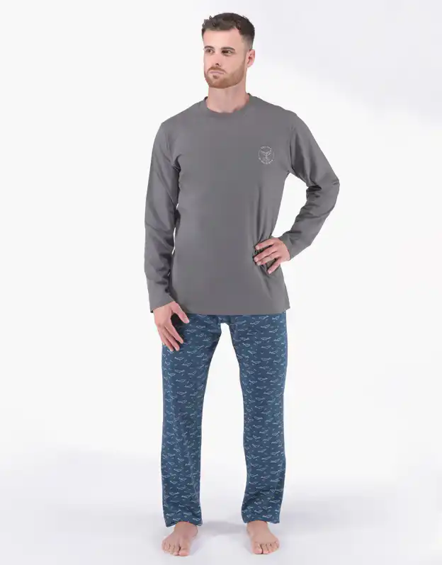 Pijama bumbac barbati 79175