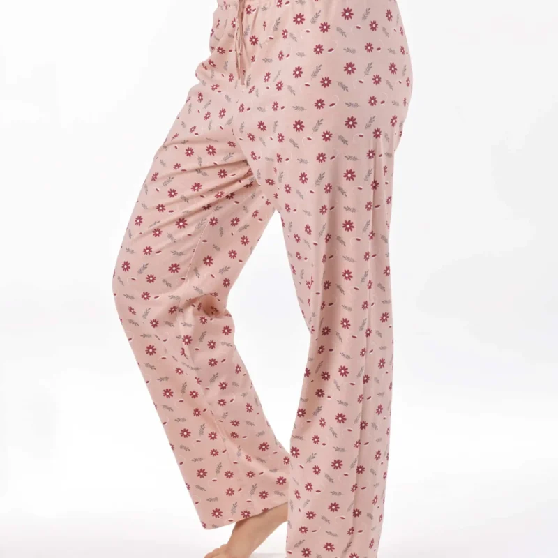 Pantaloni de pijama damă din bumbac 19177