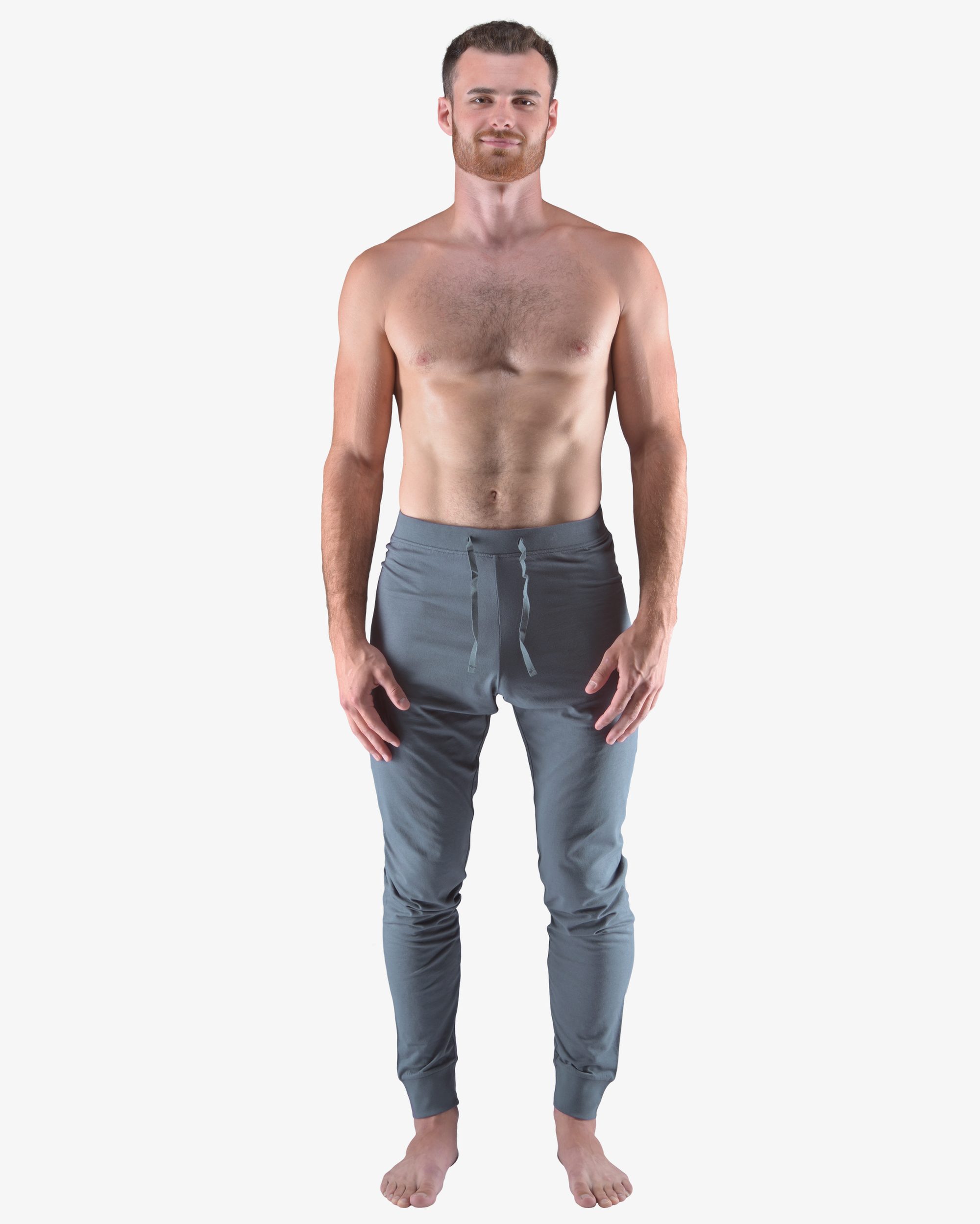 79161_DxG_M1.jpg Pantaloni de pijama bărbați din bumbac 79161 – gri închis