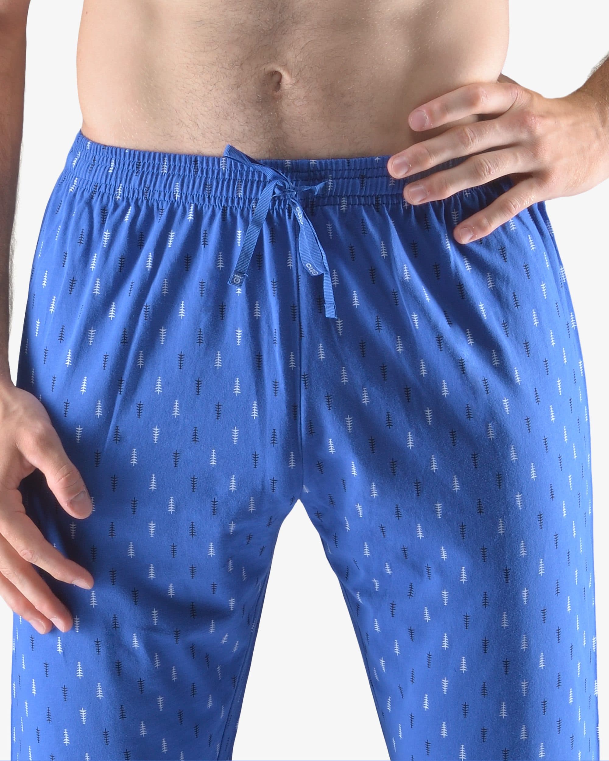 79169_MxMLBM_M3.jpg Pantaloni de pijama bărbați din bumbac 79169 – albastru 3
