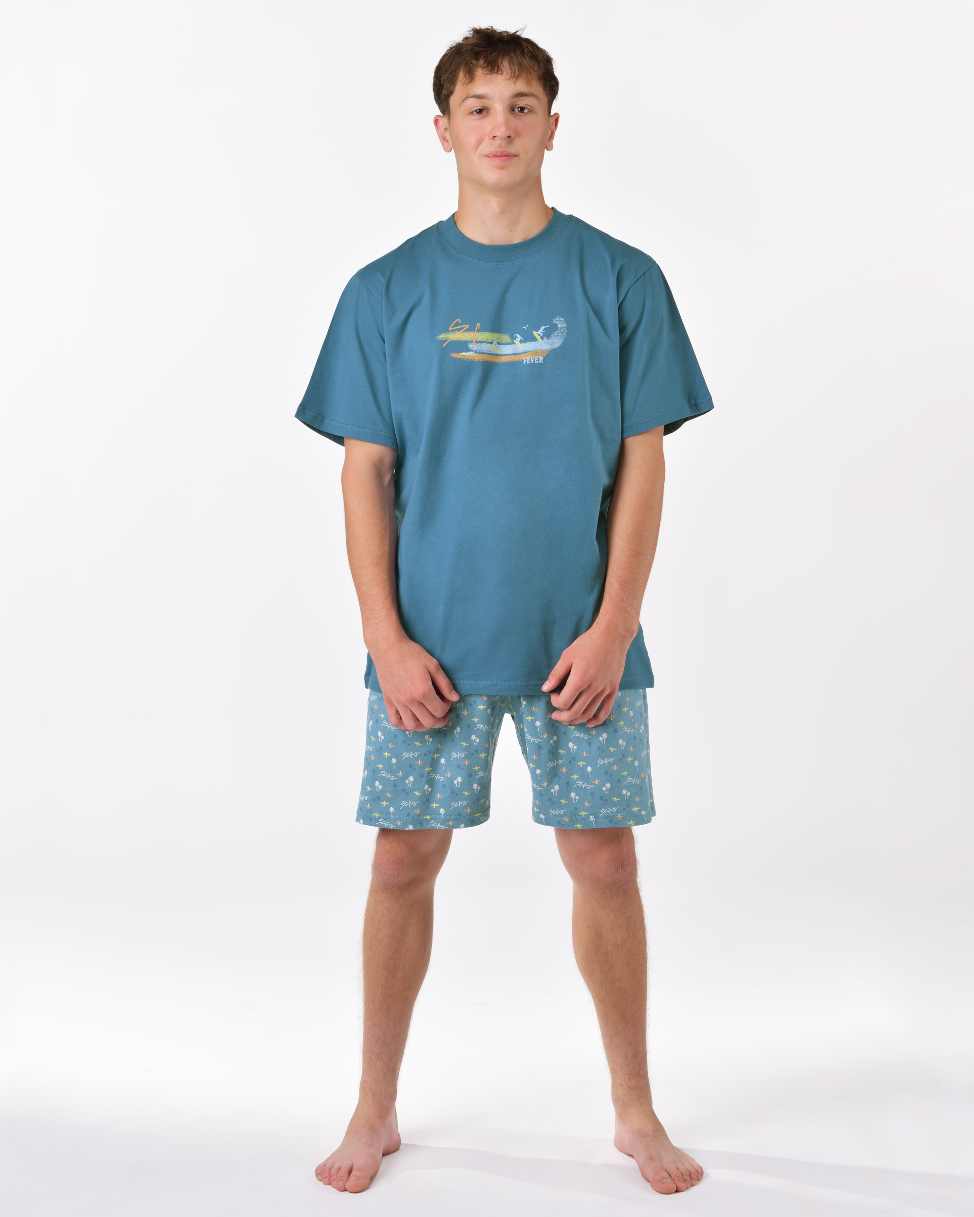 79190_MGADxA_M1.jpg Pijama scurtă bărbați din bumbac 79190 – moon