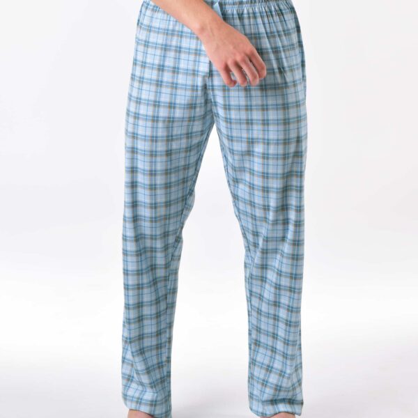 Pantaloni de pijama bărbați din bumbac 79197 – forget-me-not