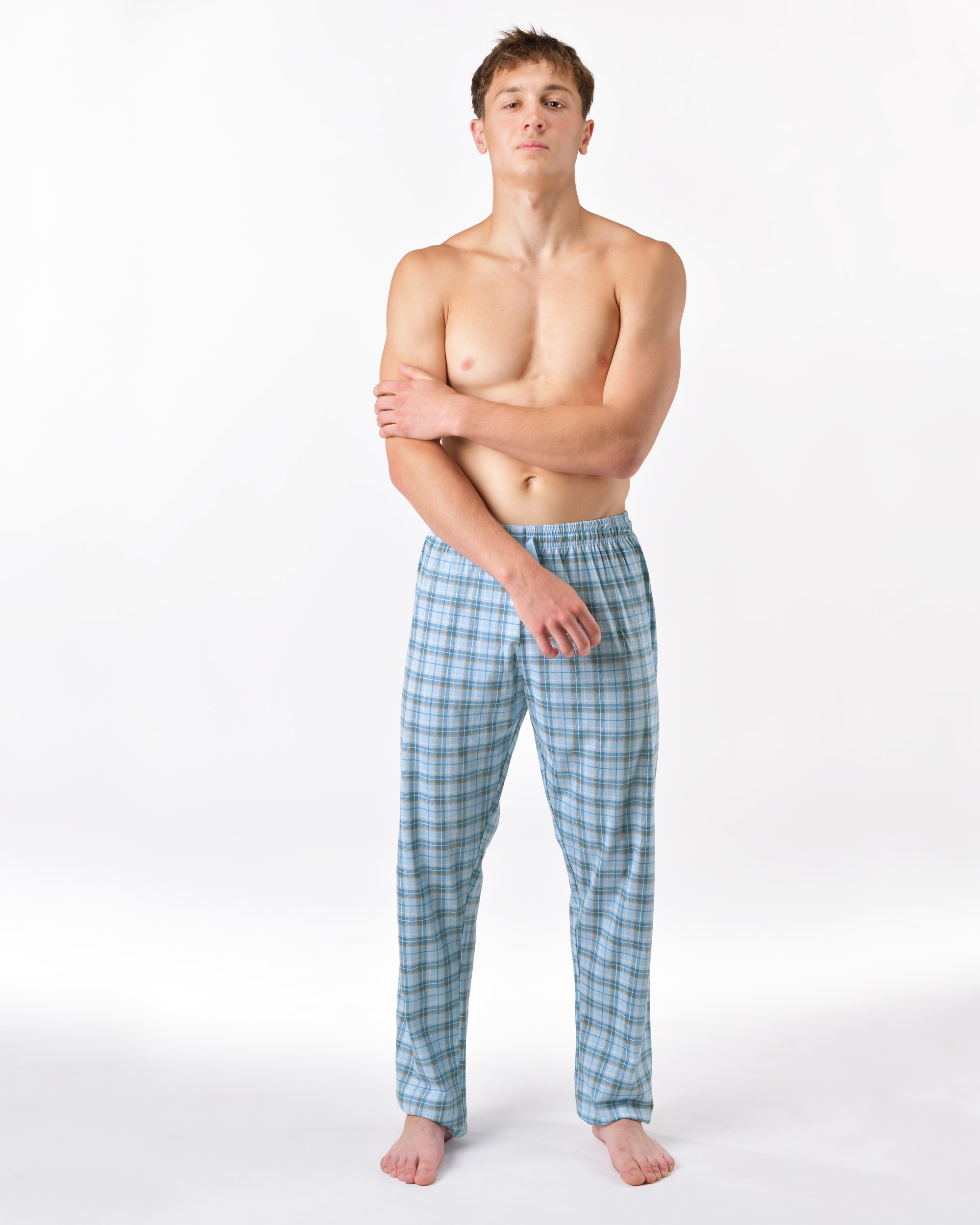 79197_LBMMxB_M2.jpg Pantaloni de pijama bărbați din bumbac 79197 – forget-me-not 2