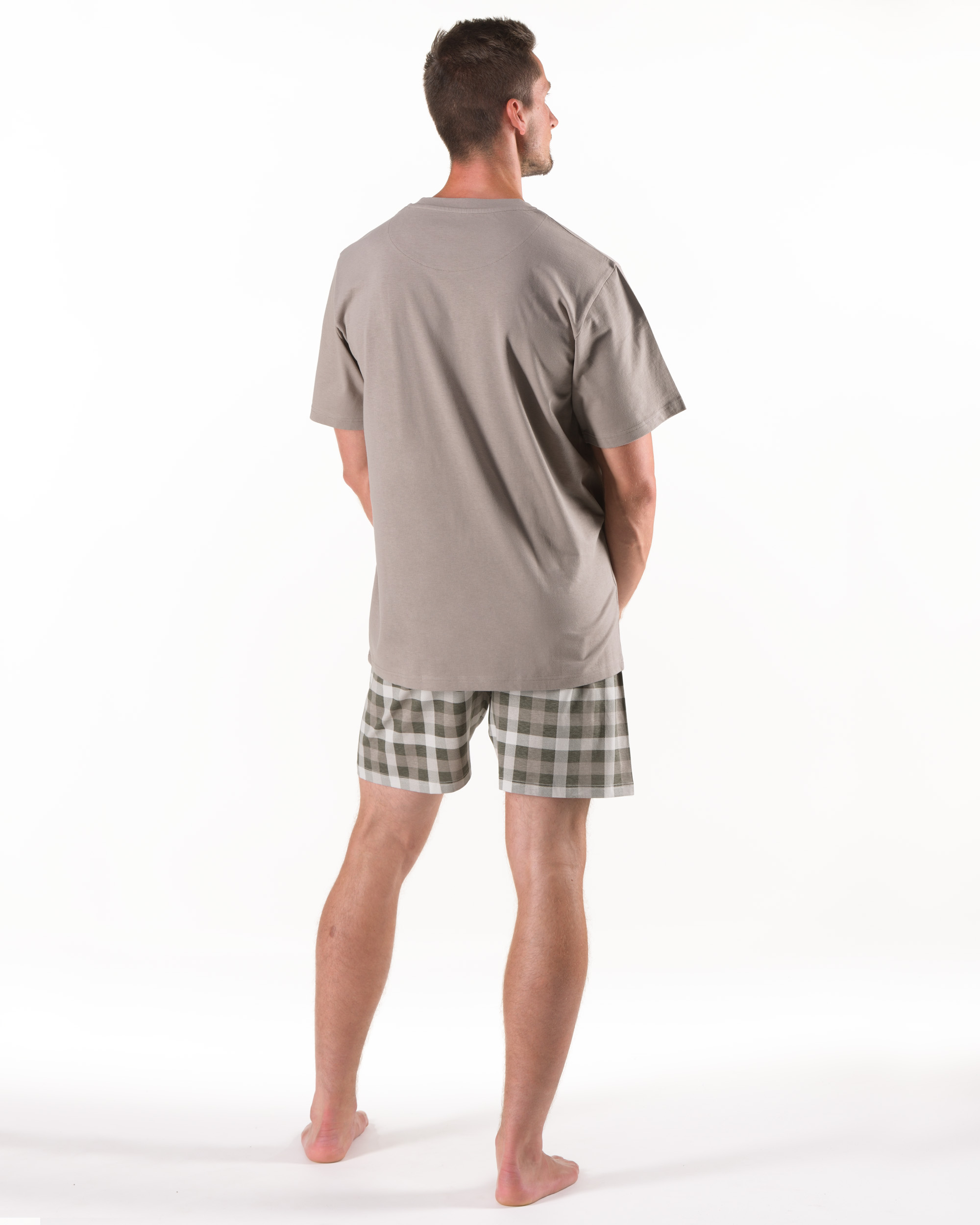 79214_LCHLGH_M2_m16.jpg Pijama scurtă bărbați din bumbac 79214 – cânepă 2