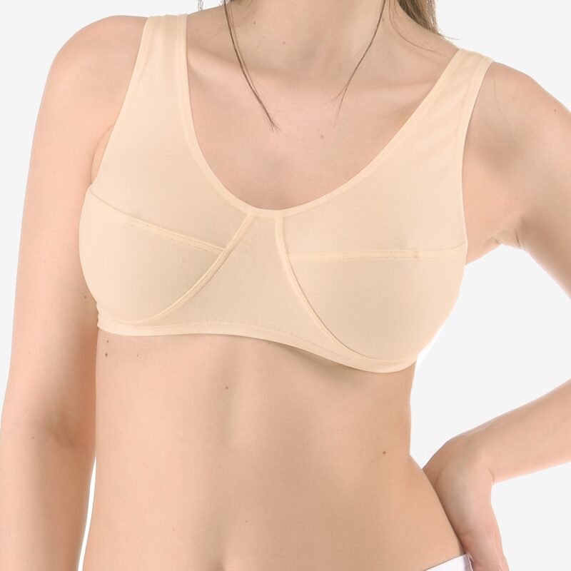 Sports sutien cu închidere damă din bumbac 97001