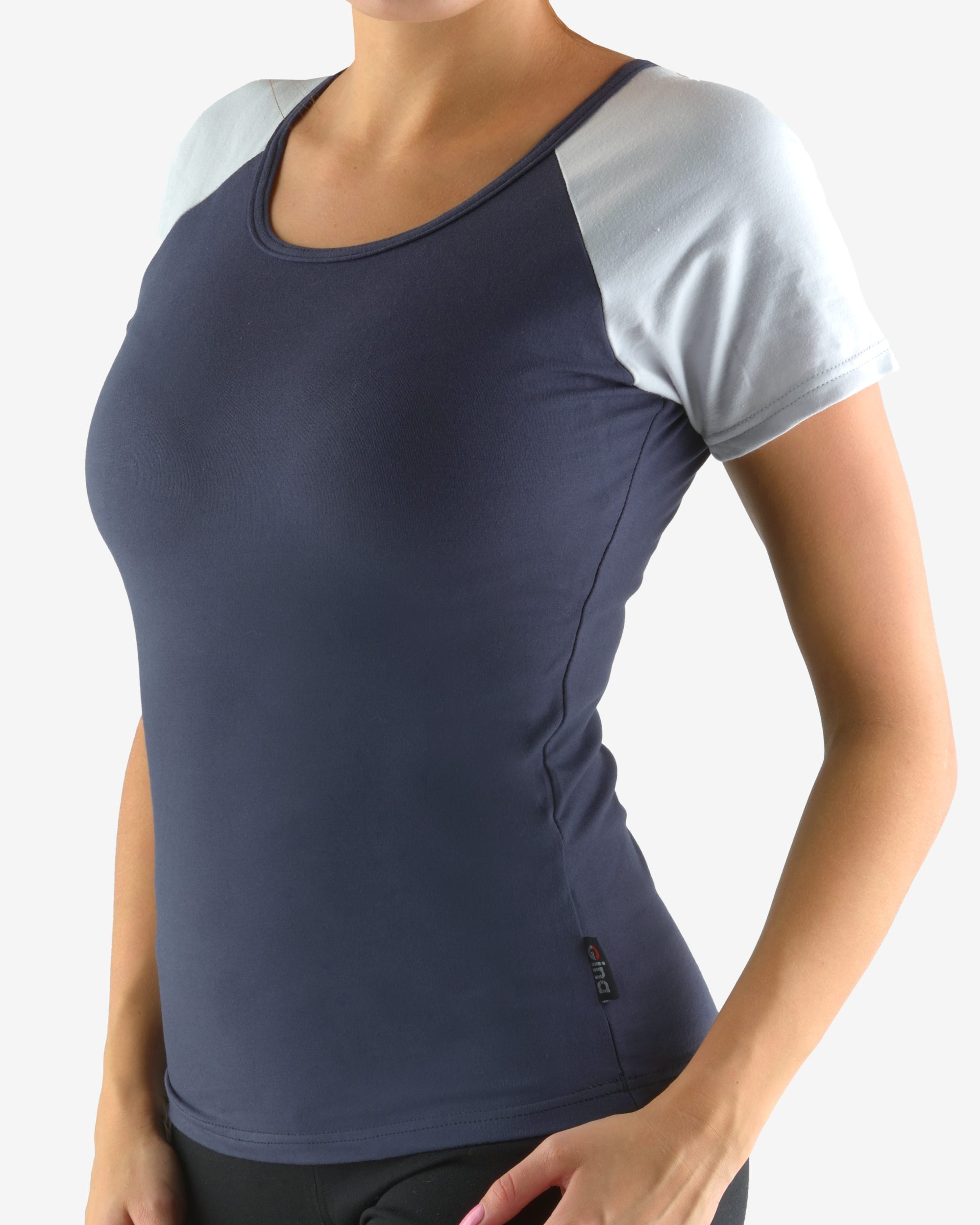 Tricou cu mânecă scurtă damă din bumbac 98002