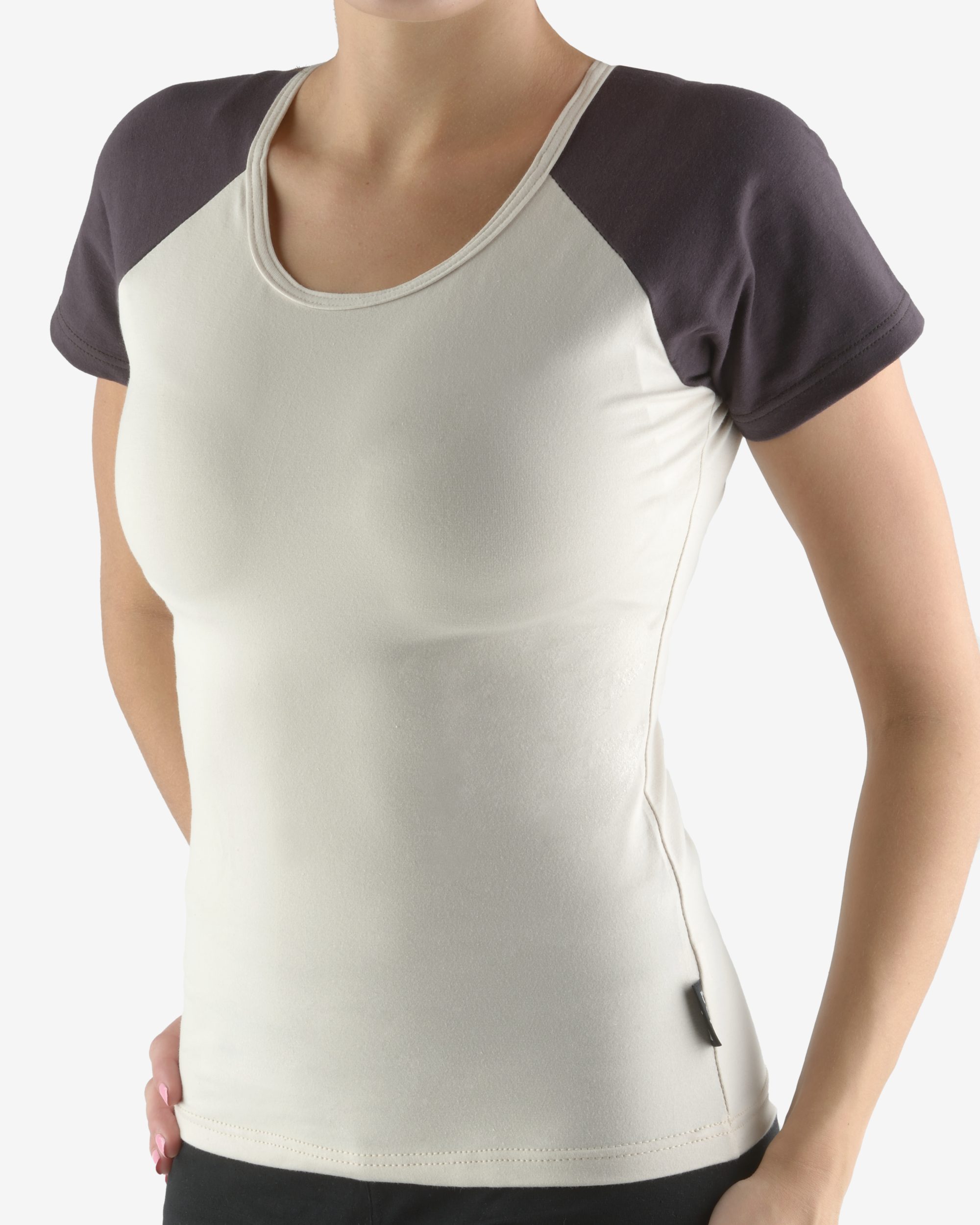 Tricou cu mânecă scurtă damă din bumbac 98002