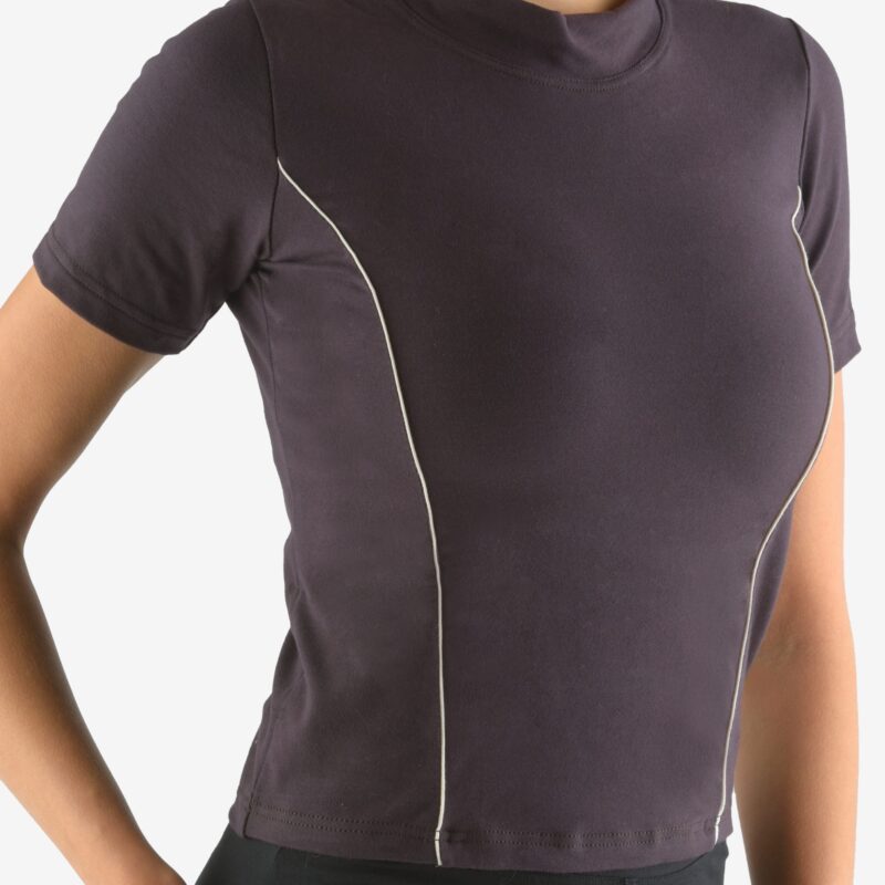 Tricou cu mânecă scurtă damă din bumbac 98005