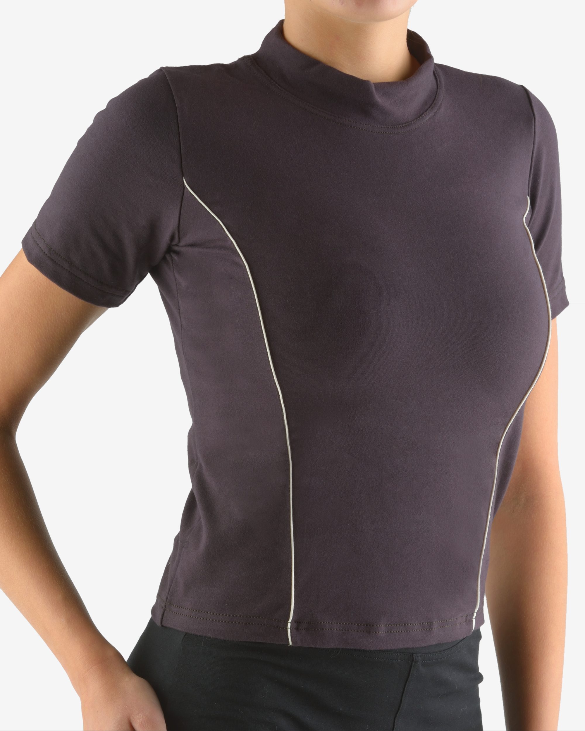 Tricou cu mânecă scurtă damă din bumbac 98005