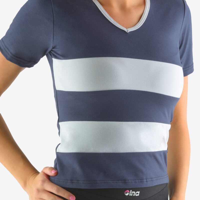 Tricou cu mânecă scurtă damă din bumbac 98020