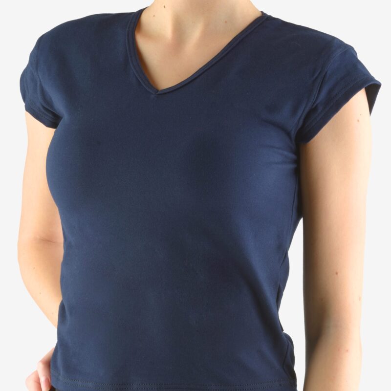 Tricou cu mânecă scurtă damă din bumbac 98022