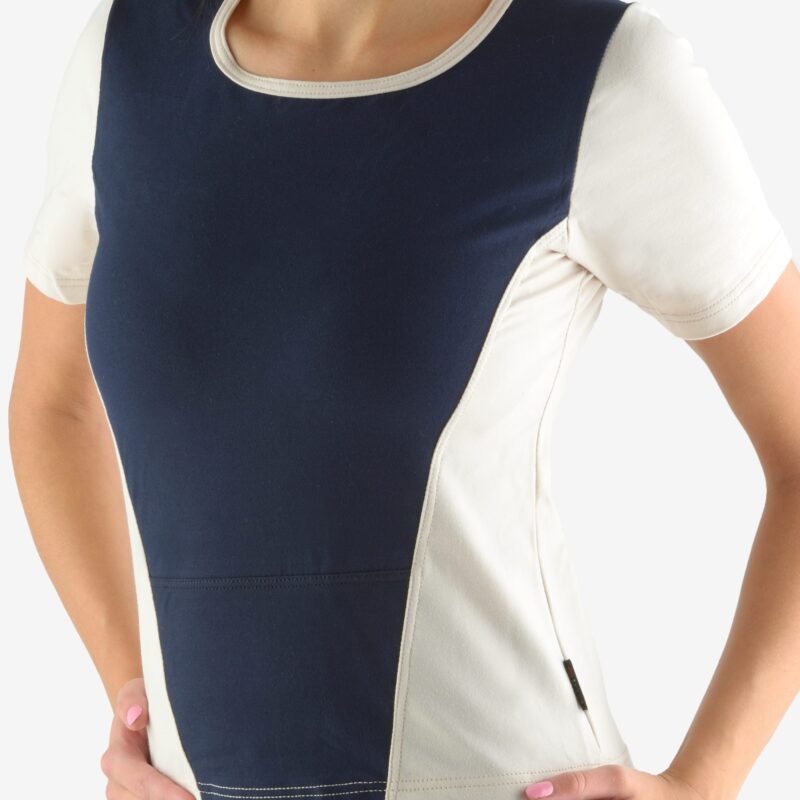 Tricou cu mânecă scurtă damă din bumbac 98040