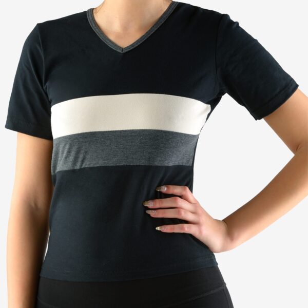 Tricou cu mânecă scurtă damă din bumbac 98069
